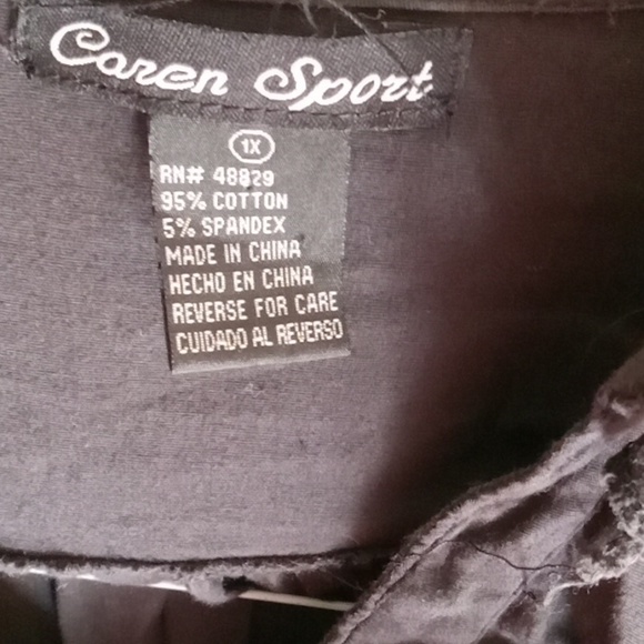 Button Down Ruffled Shirt With Strings - Picture 3 of 4